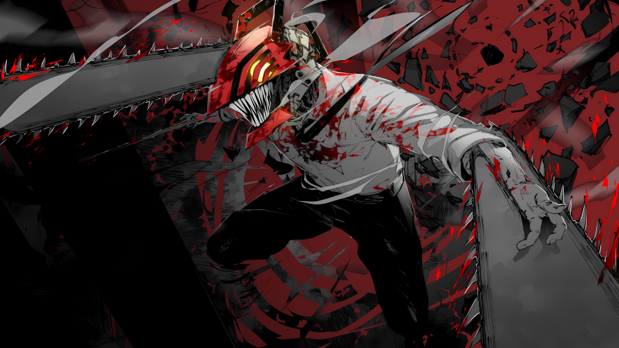 Chainsaw Man Wallpapersgeek (3)